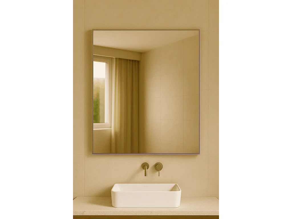 Miroir simple de salle de bain 60 cm