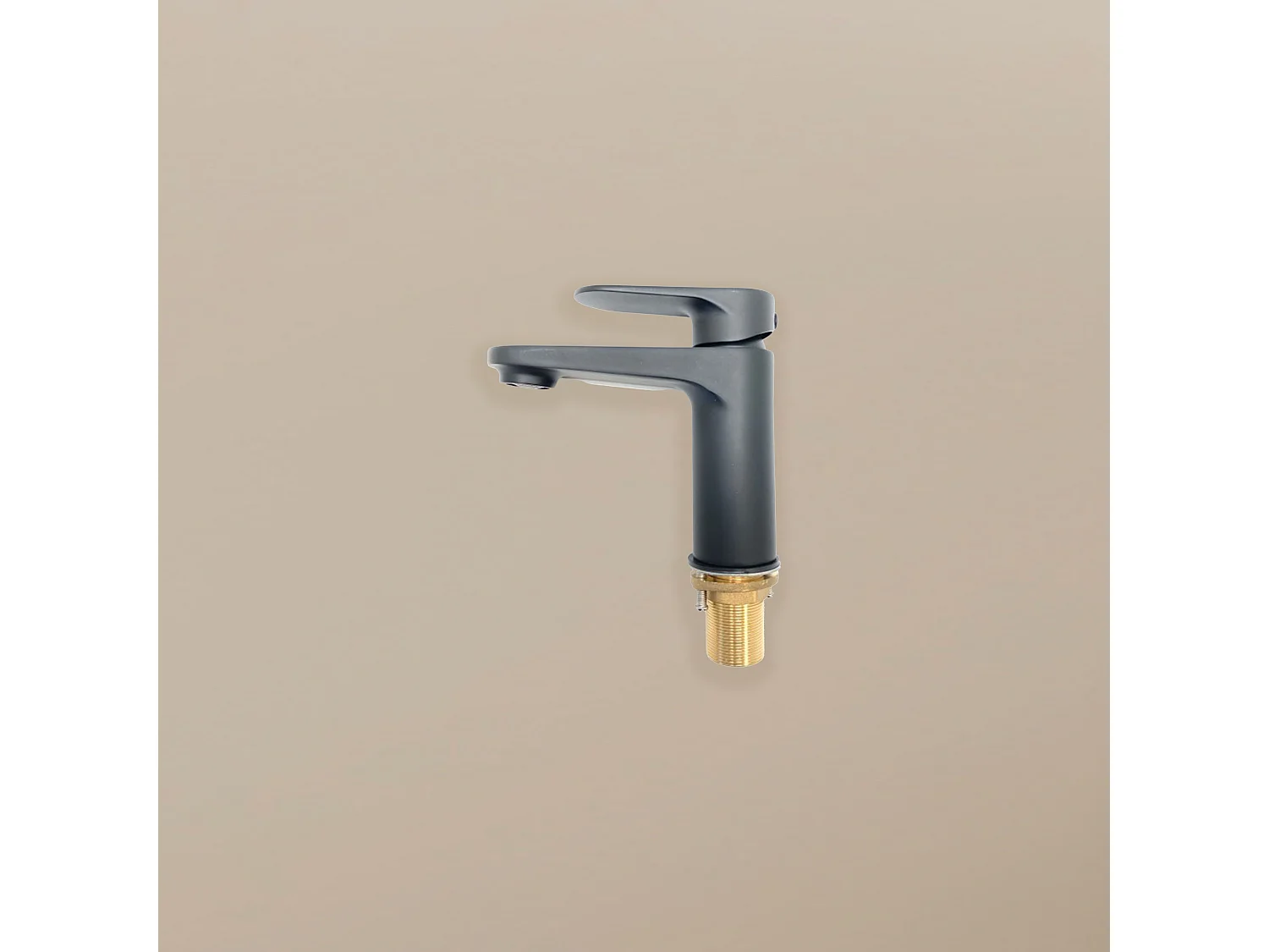 Mitigeur salle de bain noir petit modèle