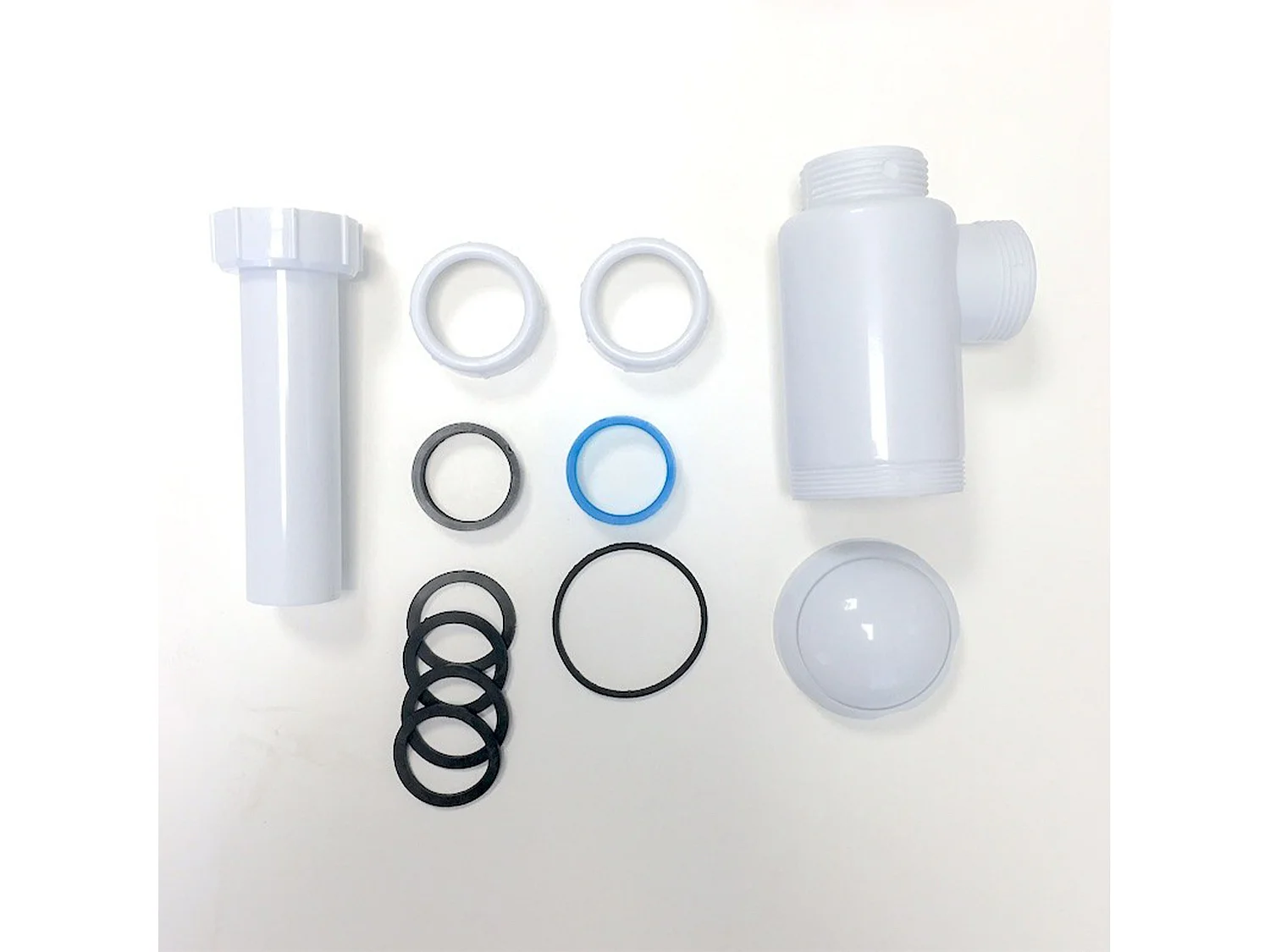 Siphon de lavabo réglable de salle de bain