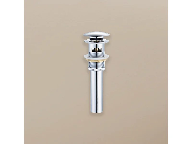 Bonde Up chrome pour vasque encastrée