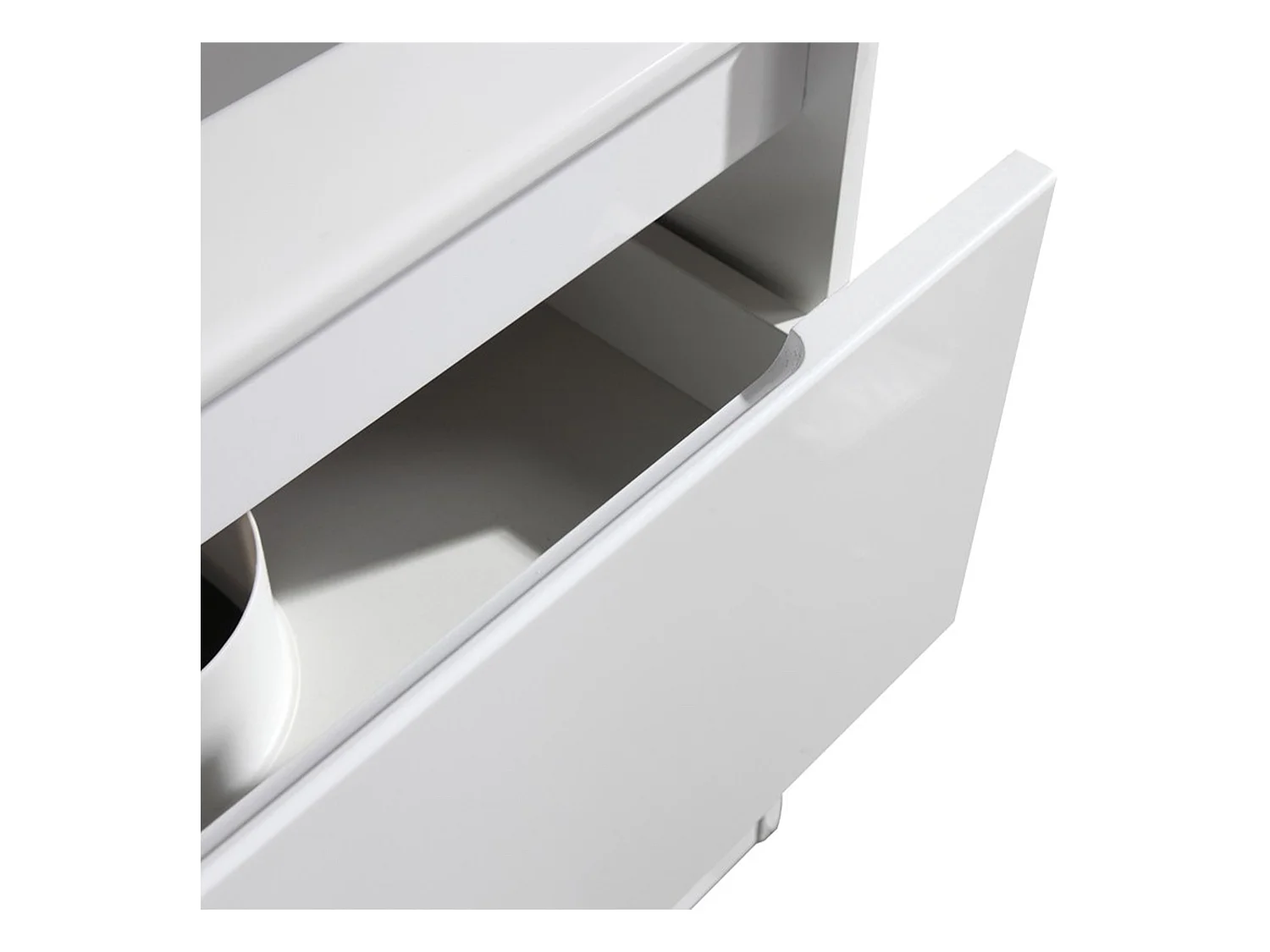 Meuble double vasque 120 cm blanc laqué Aquadoli