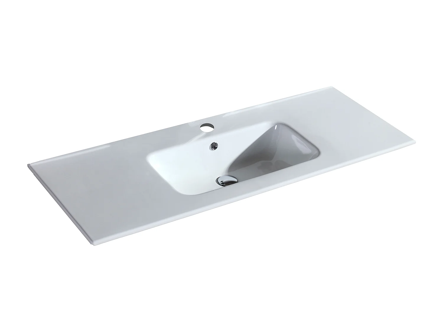 Meuble avec vasque 120 cm chêne brun Aquanoma