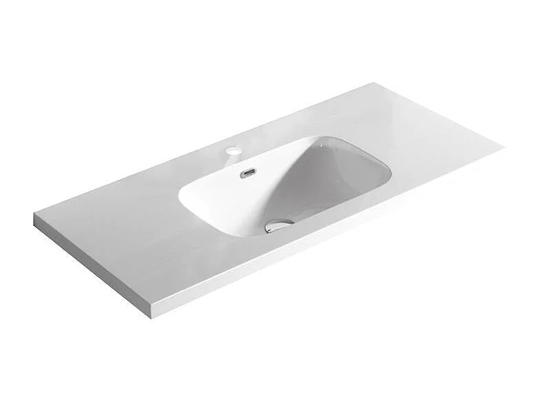 Meuble avec vasque 120 cm gris anthracite Aquaterra