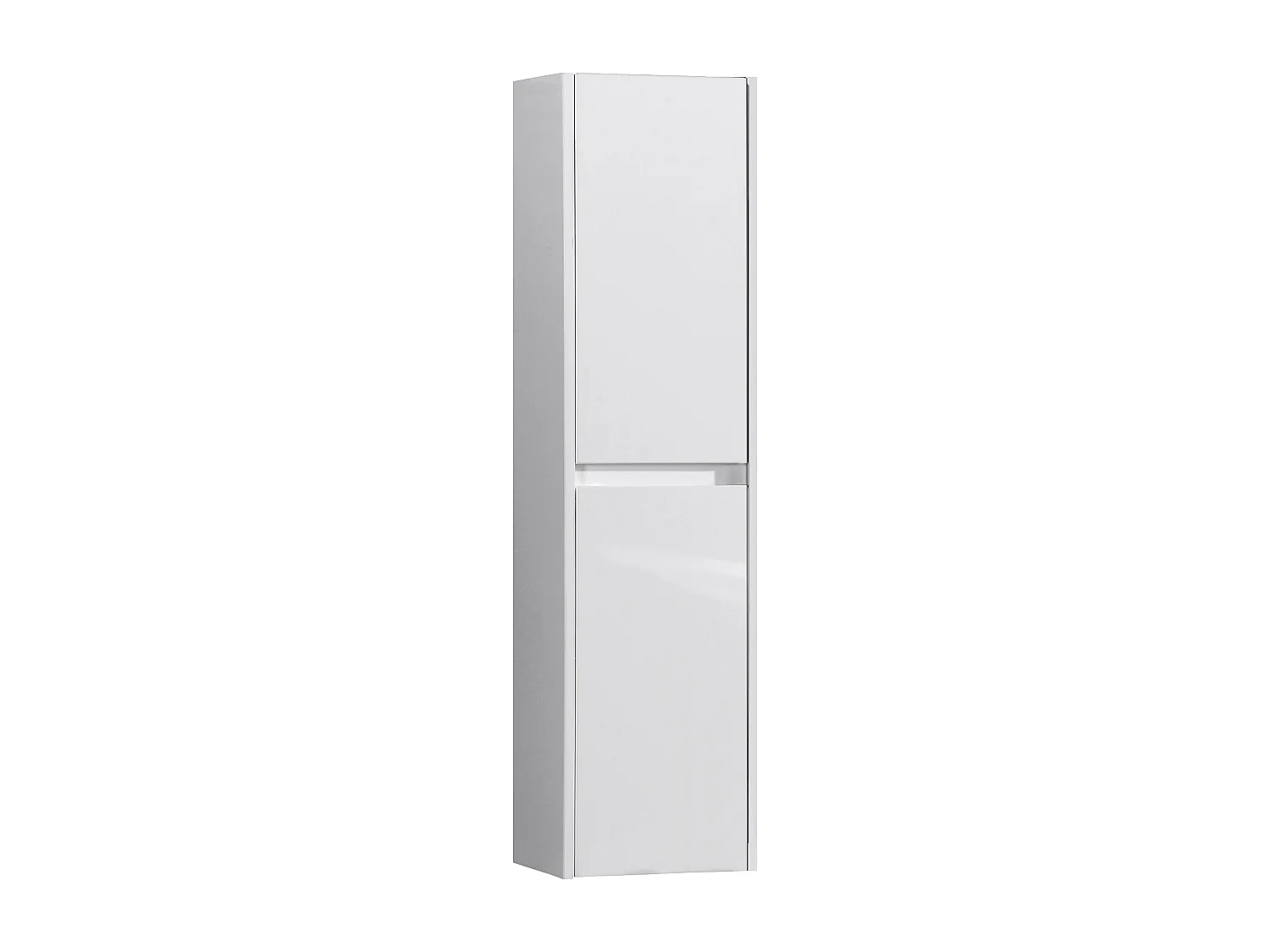 Colonne salle de bain 120 cm blanc laqué Aquadoli