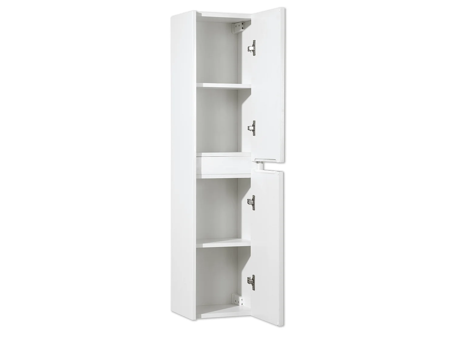 Colonne salle de bain 120 cm blanc laqué Aquadoli