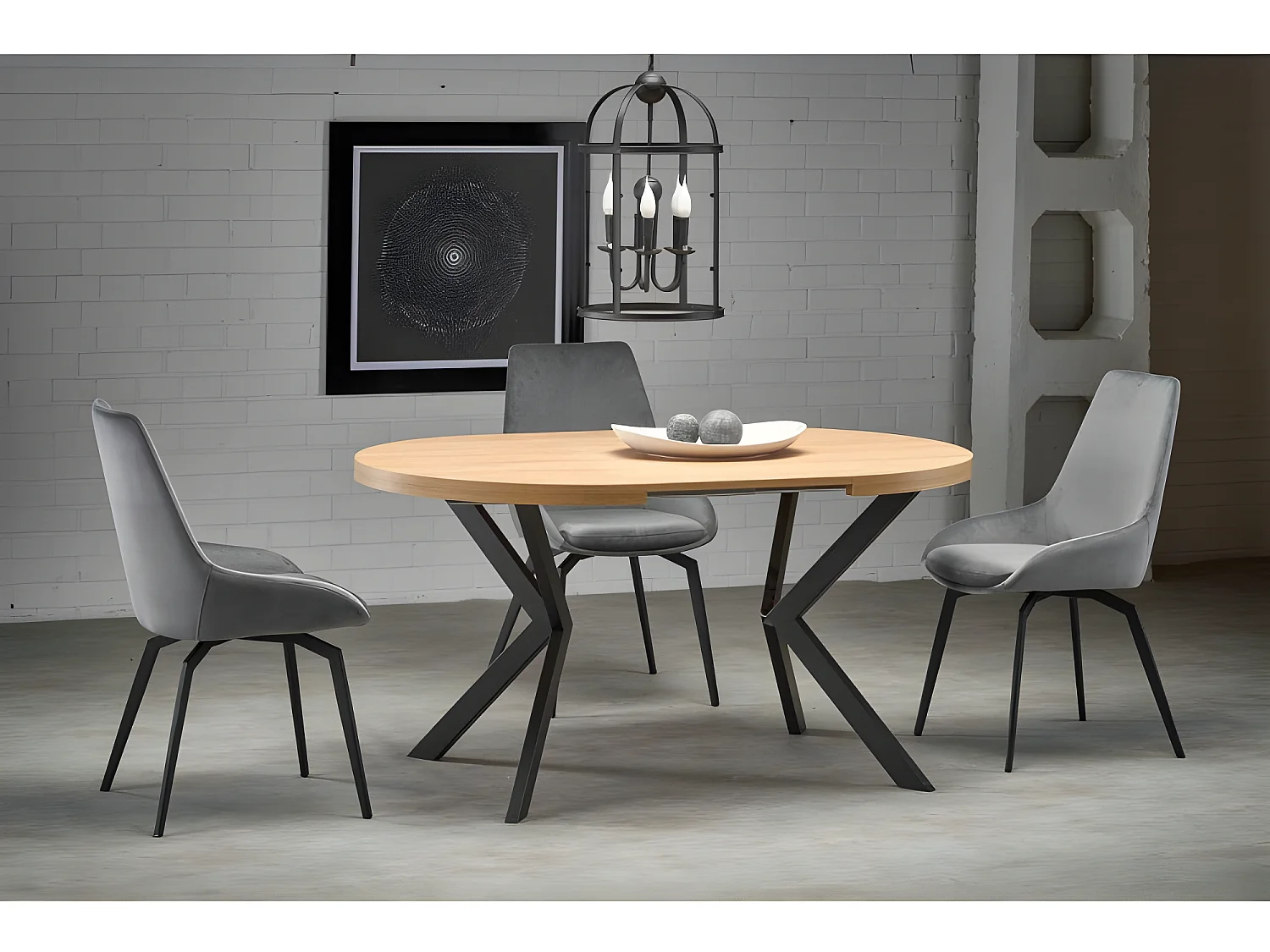 Table à manger extensible 100-250 x 100 x 75 cm - Chêne doré