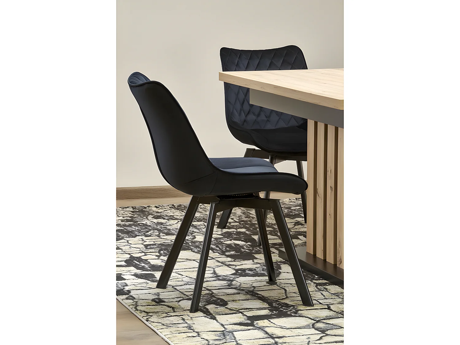 Table à manger extensible 130-180 x 80 x 76 cm - Chêne artisan