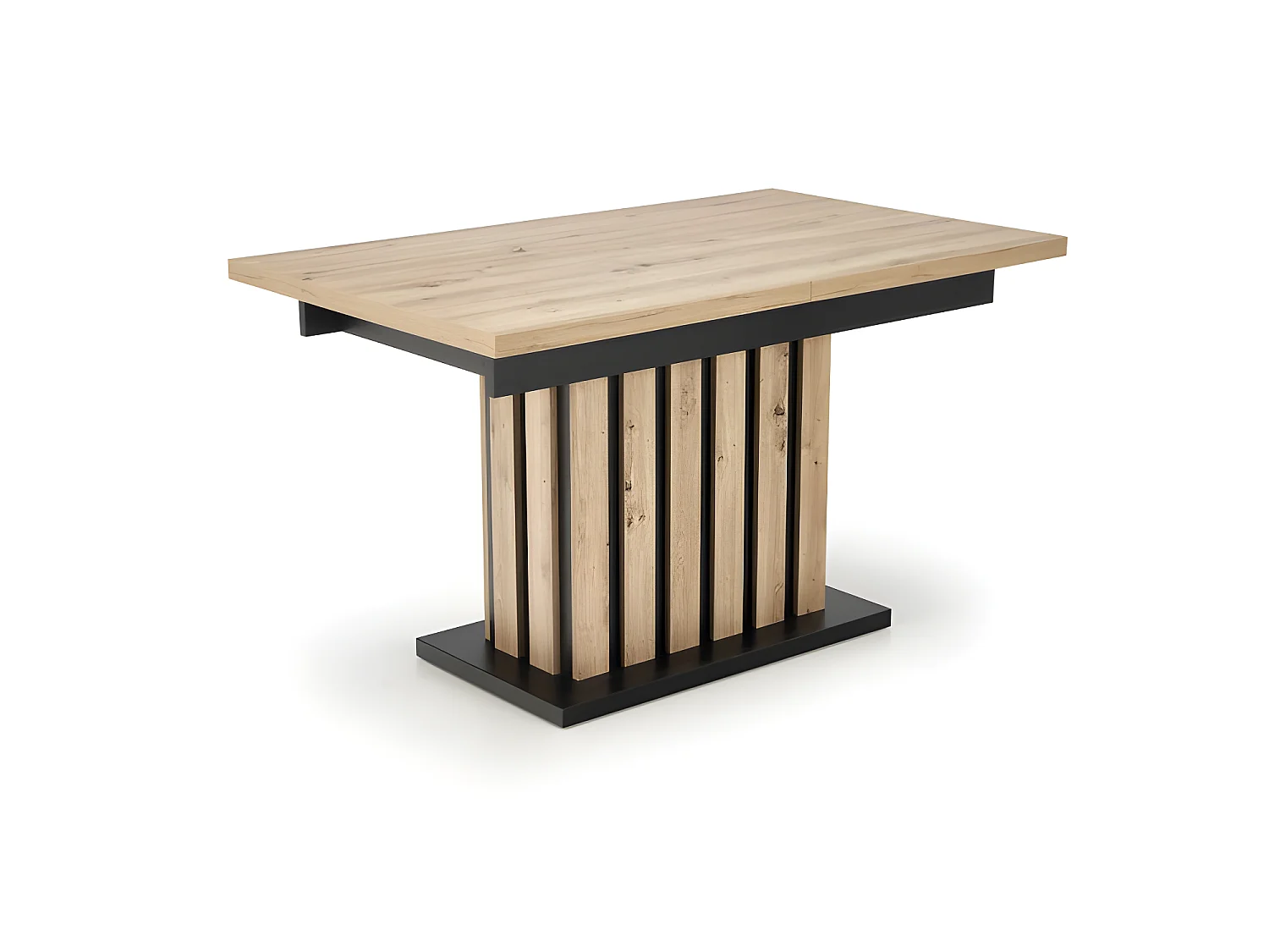 Table à manger extensible 130-180 x 80 x 76 cm - Chêne artisan