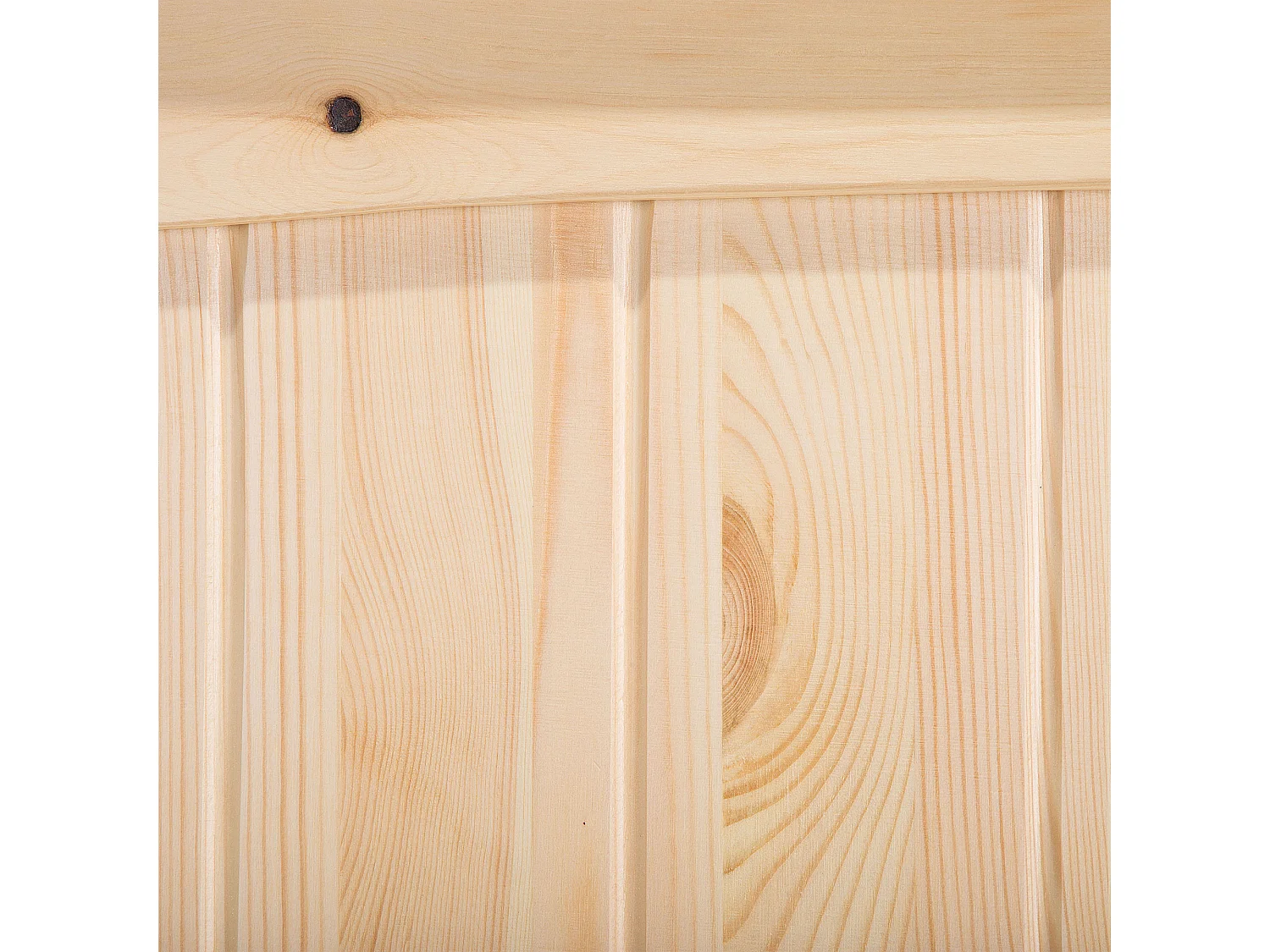 Lit superposé Bois de pin ALBON 90 x 200 cm Marron clair