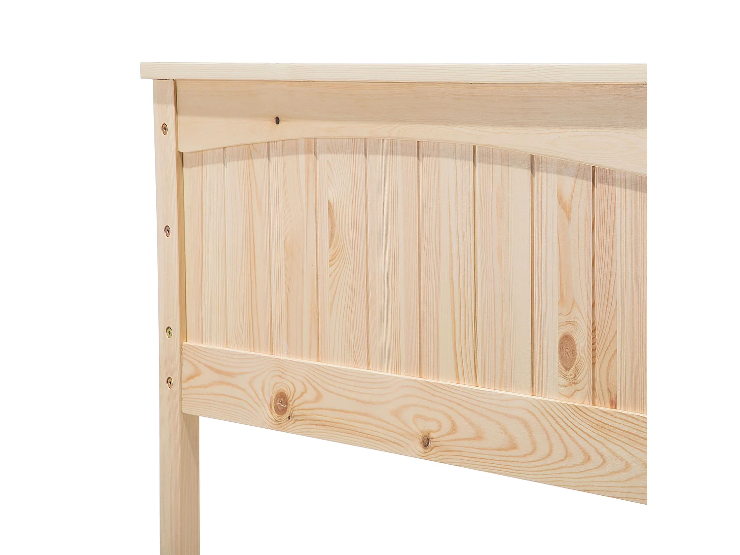 Lit superposé Bois de pin ALBON 90 x 200 cm Marron clair