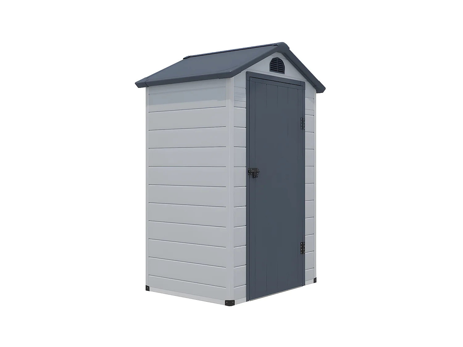 Tuinschuur van hars CESIO - Grijs - 1,39 m²