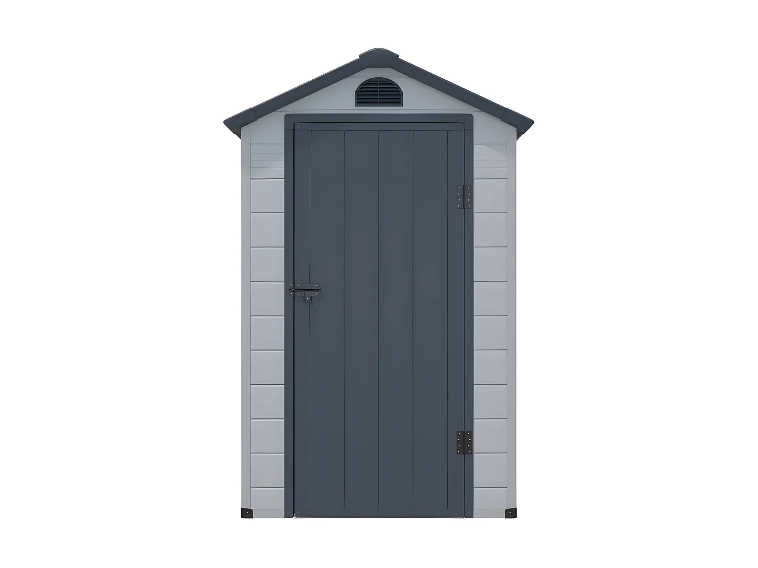 Abrigo de jardim em resina cinza de 1,39 m² - CESIO