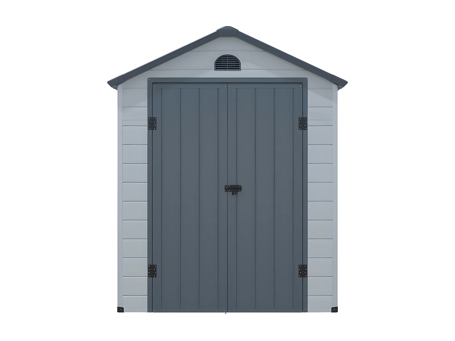 Abri de jardin en résine gris 3,65 m² - CESIO