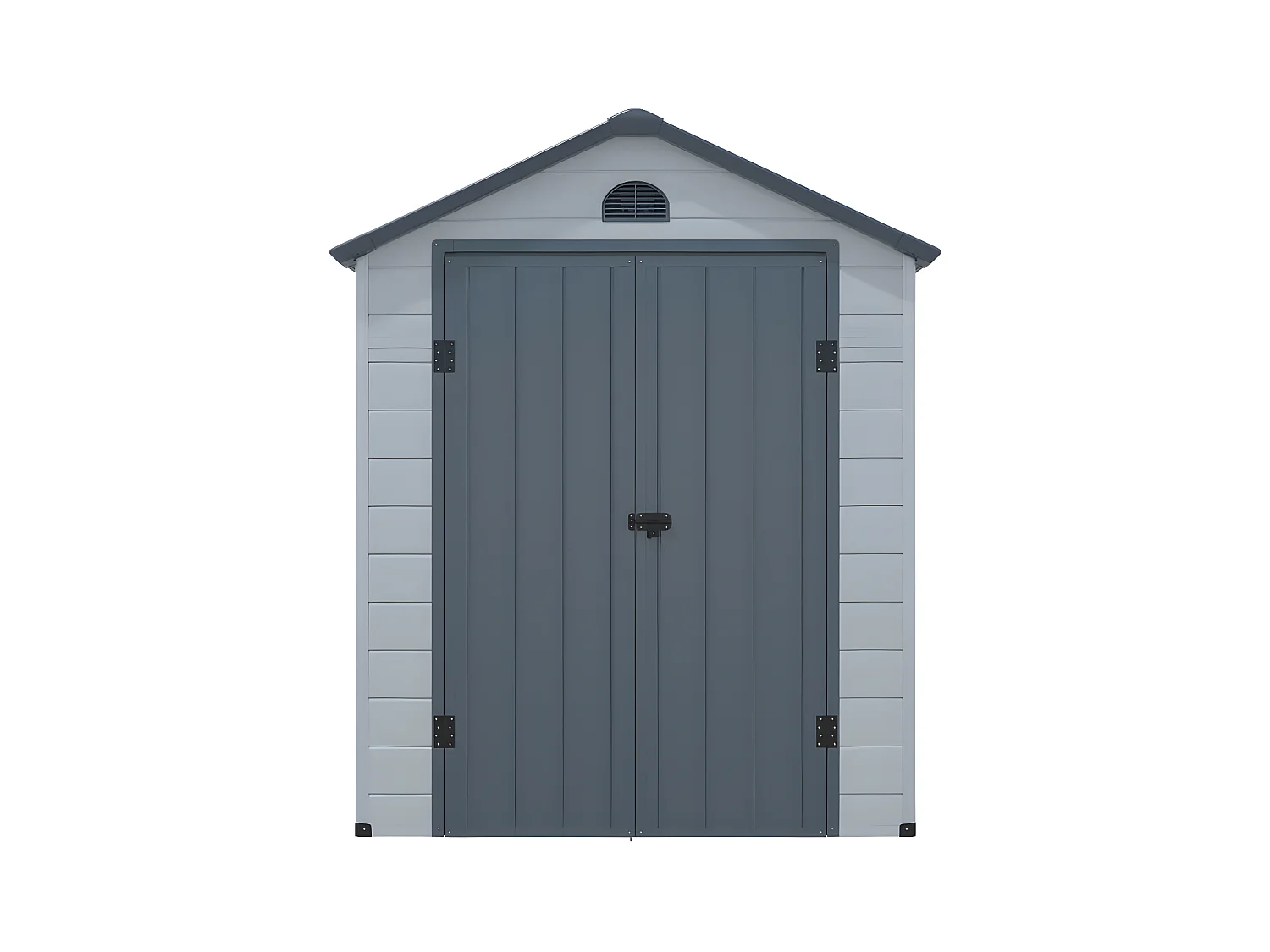 Tuinschuur van hars CESIO - Grijs - 3,65 m²