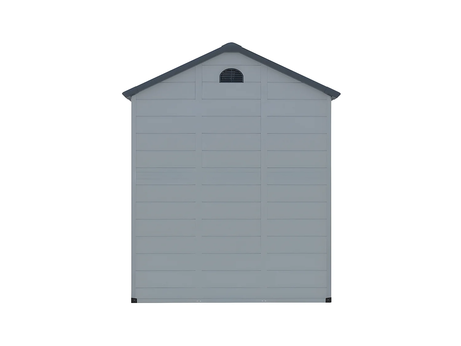 Tuinschuur van hars CESIO - Grijs - 3,65 m²