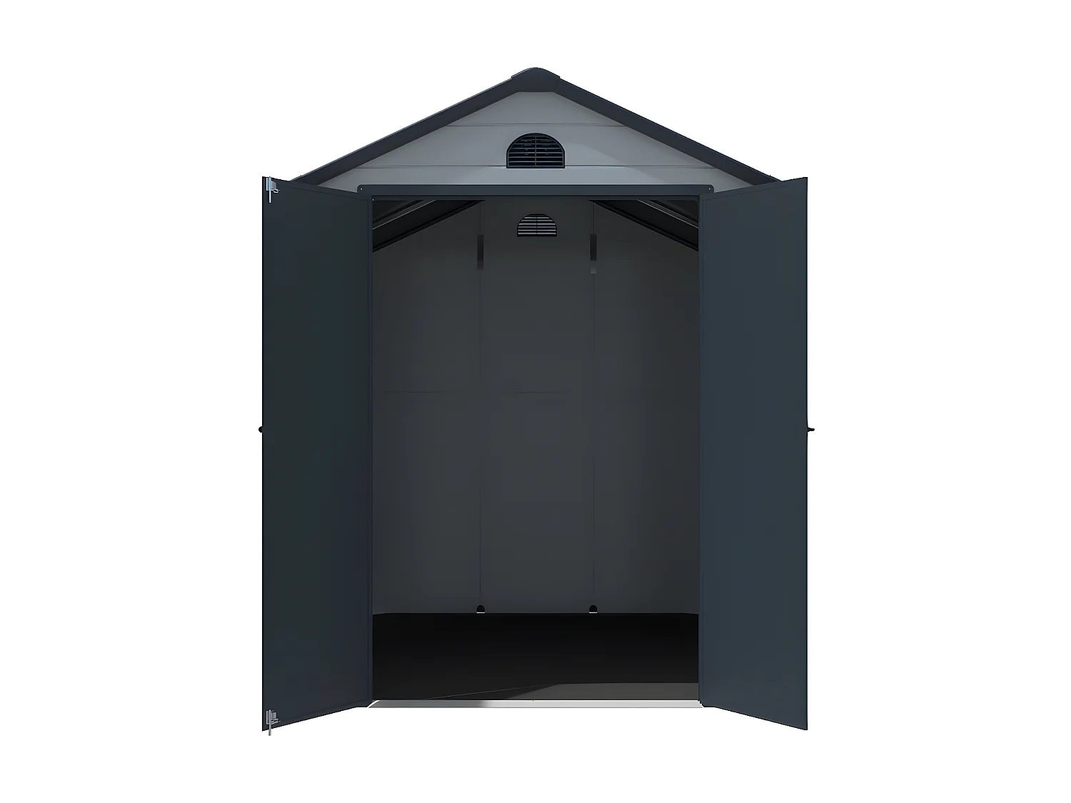 Abri de jardin en résine grise 5,32 m² - CESIO