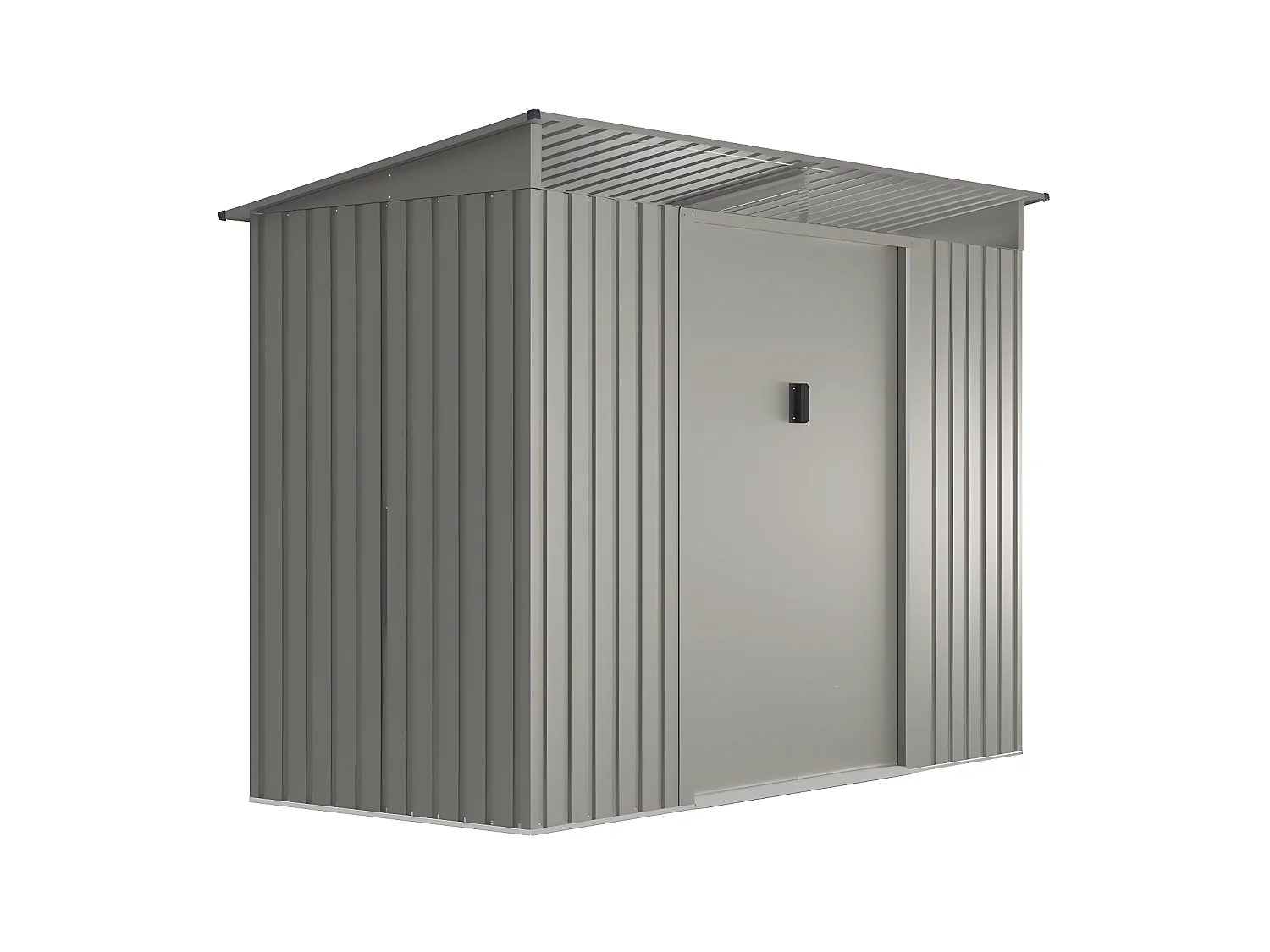 Abri de jardin métal en acier galvanisé gris 3,23 m² - FOLCO