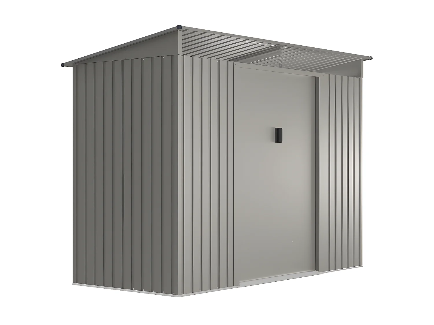 Abri de jardin métal en acier galvanisé gris 3,23 m² - FOLCO