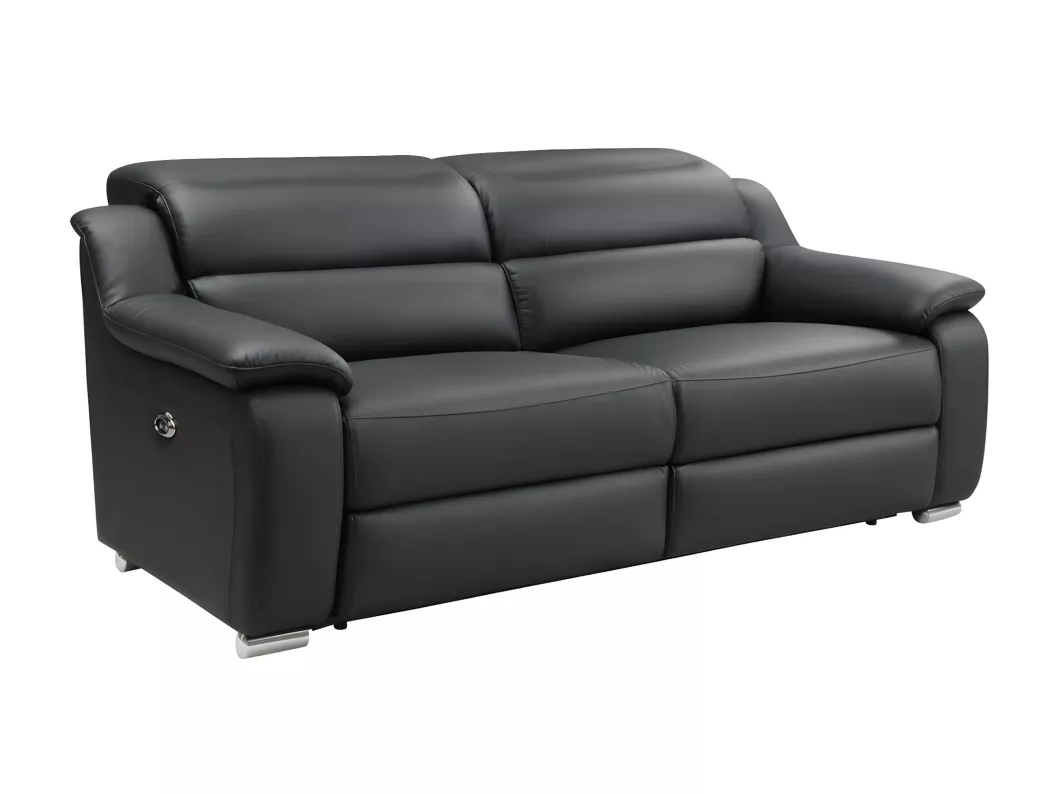 Kauf Unique Relaxsofa elektrisch 3-Sitzer - Leder - Schwarz - ARENA III