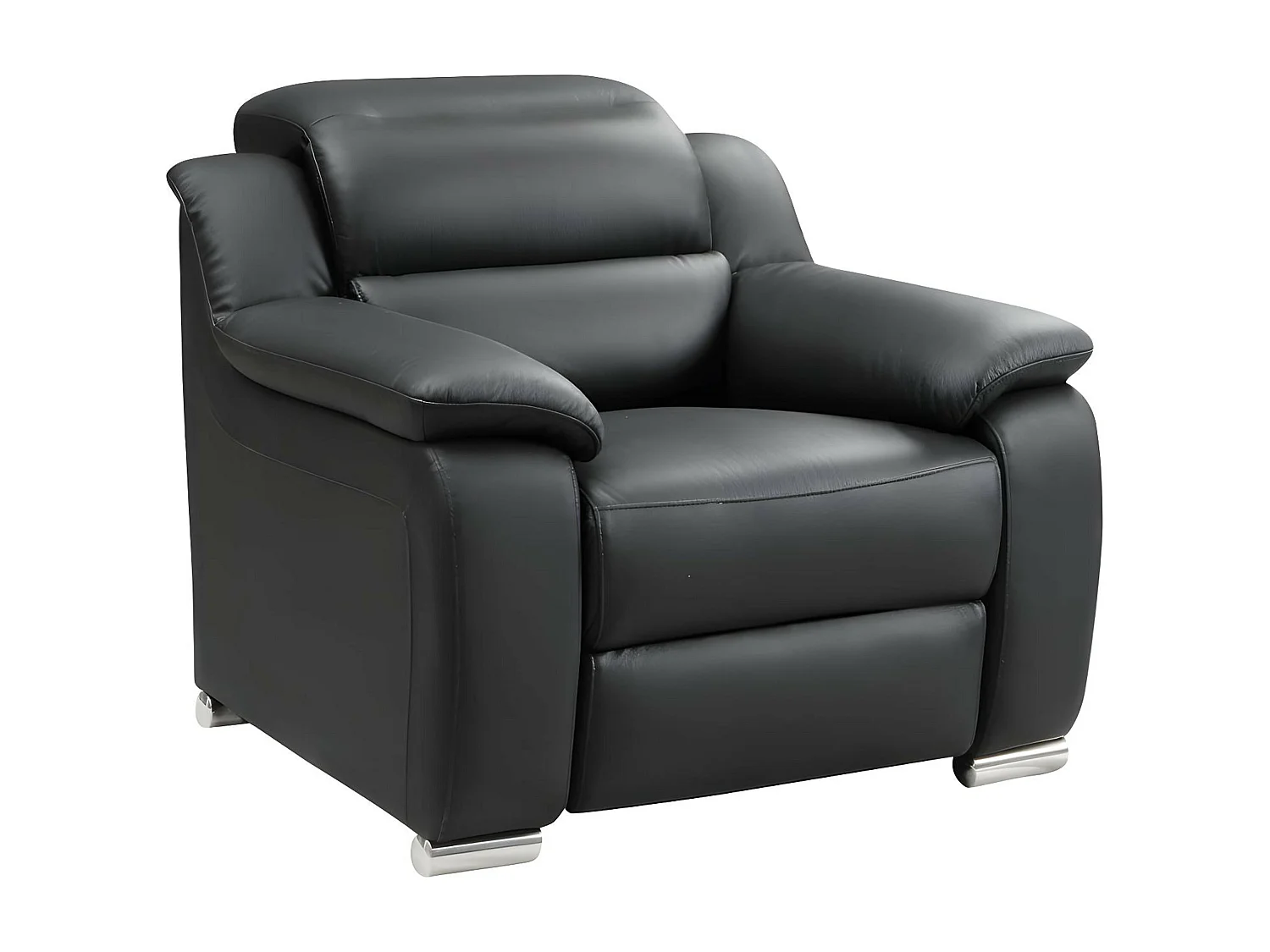 Cadeirão relax elétrico em pele preto - ARENA III