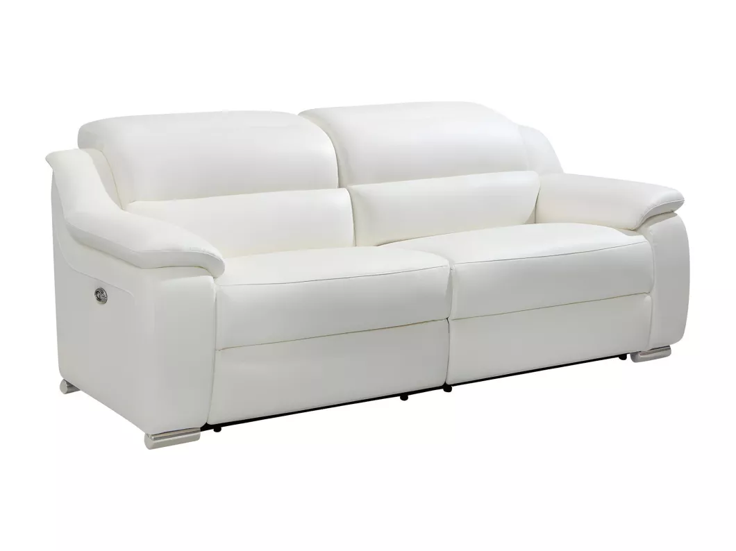 Kauf Unique Relaxsofa elektrisch 3-Sitzer - Leder - Elfenbeinfarben - ARENA III