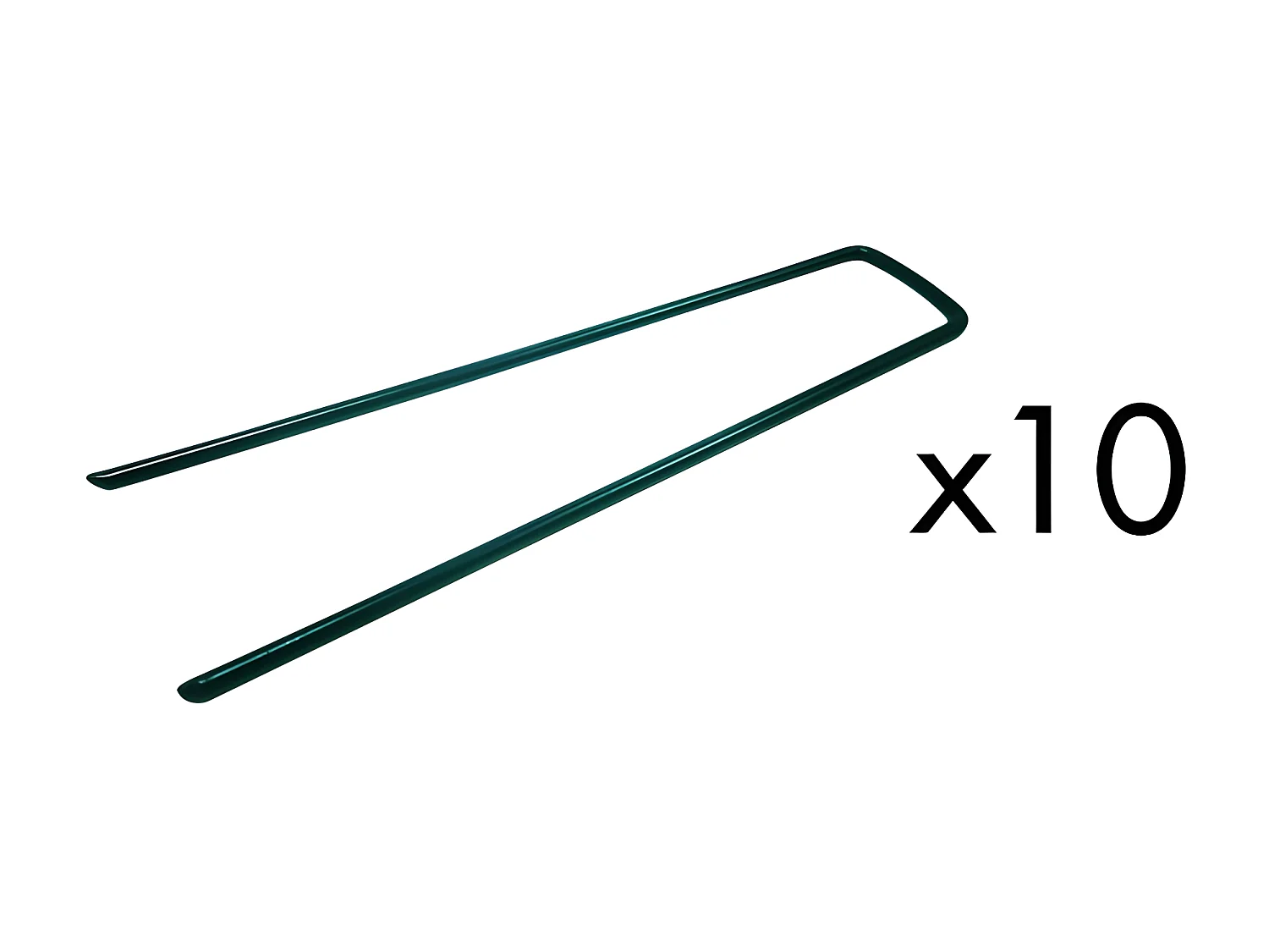 Lot de 10 agrafes de fixation pour gazon synthétique SANVE