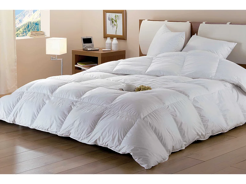 Sparset: Bettdecke 220 x 240 cm + 2 Kopfkissen 65 x 65 cm - Naturdaunen - DODO von BAFFIN