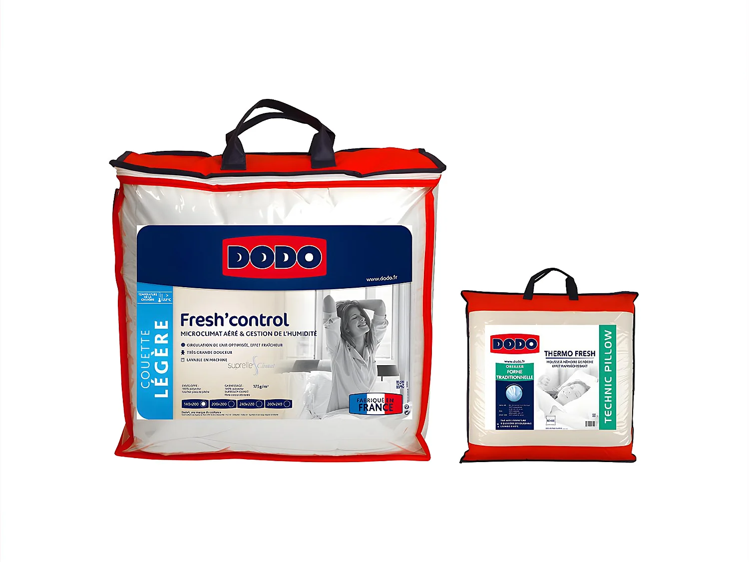 Set Bettdecke 40 x 200 cm + 1 Kopfkissen 60 x 60 cm - DODO von FRESH CONTROL