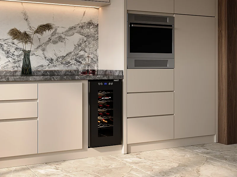 Podręczna winiarka - 18 butelek - Termoelektryczna 