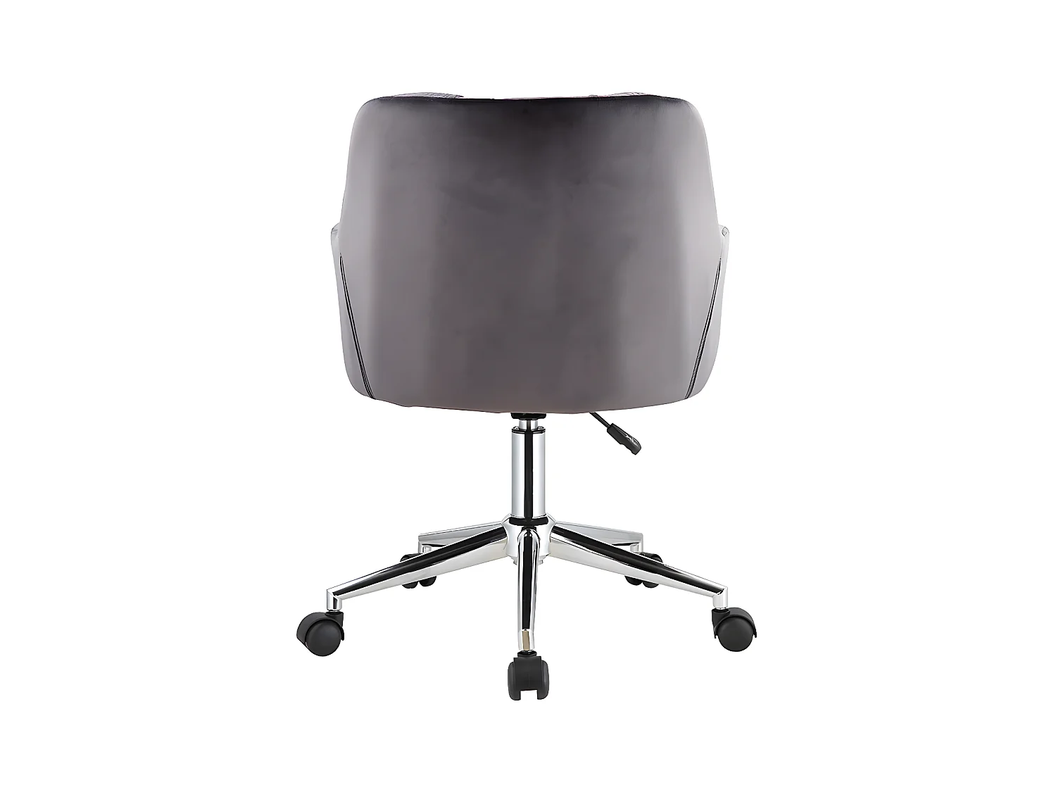 Chaise de bureau  - Velours - Gris - Hauteur réglable - PEGA de Pascal Morabito