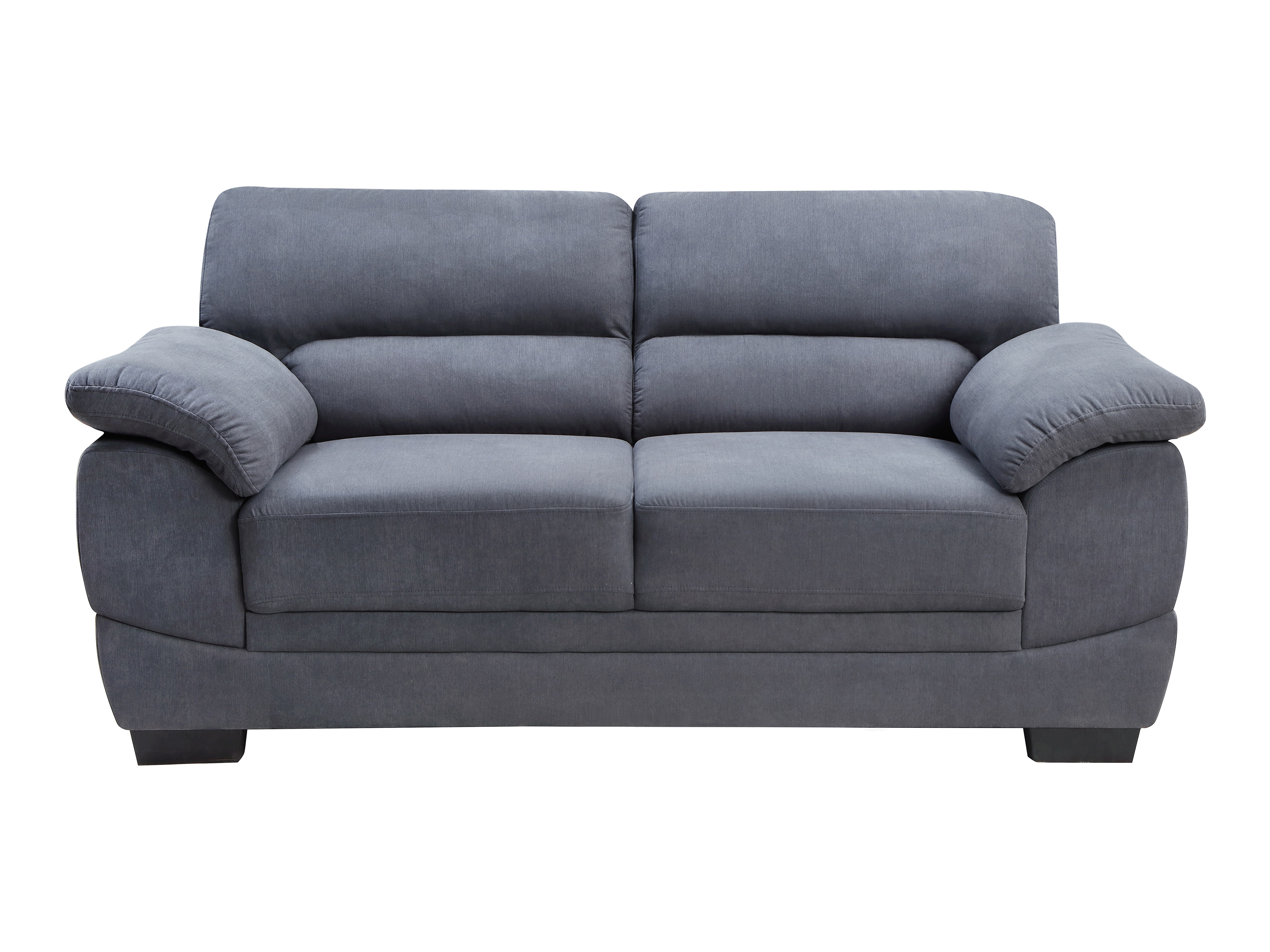 Sofa 2Sitzer Stoff Grau KISUMU jetzt günstig und bequem online kaufen