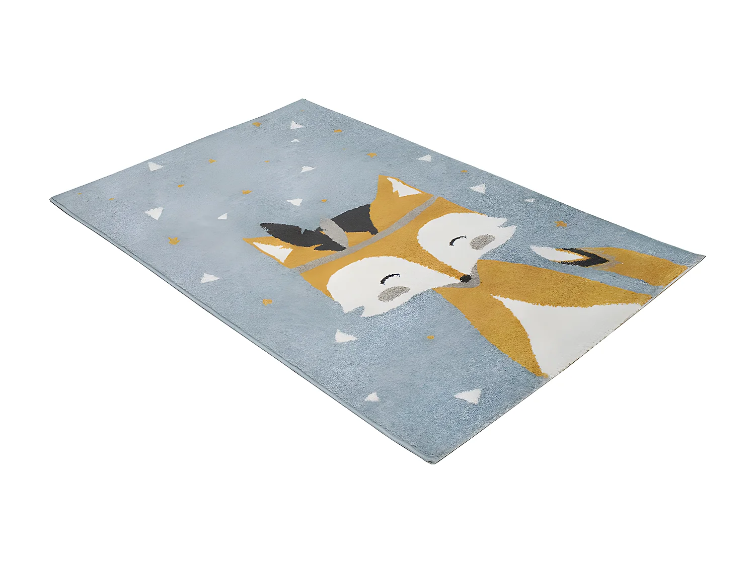 Kindertapijt met vossenmotief JUNIO - 100 x 150 cm - Veelkleurig