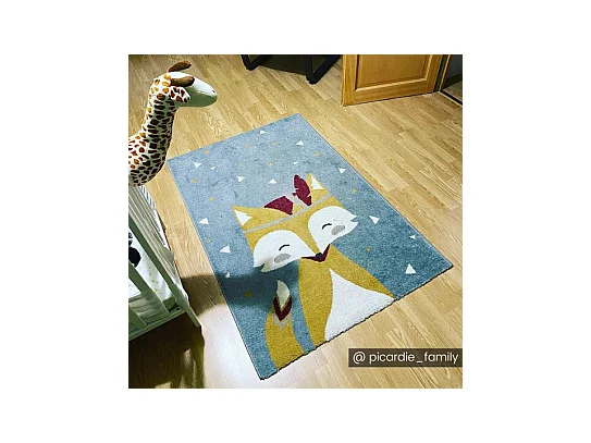 Alfombra infantil JUNIO - 100 x 150 cm - multicolor