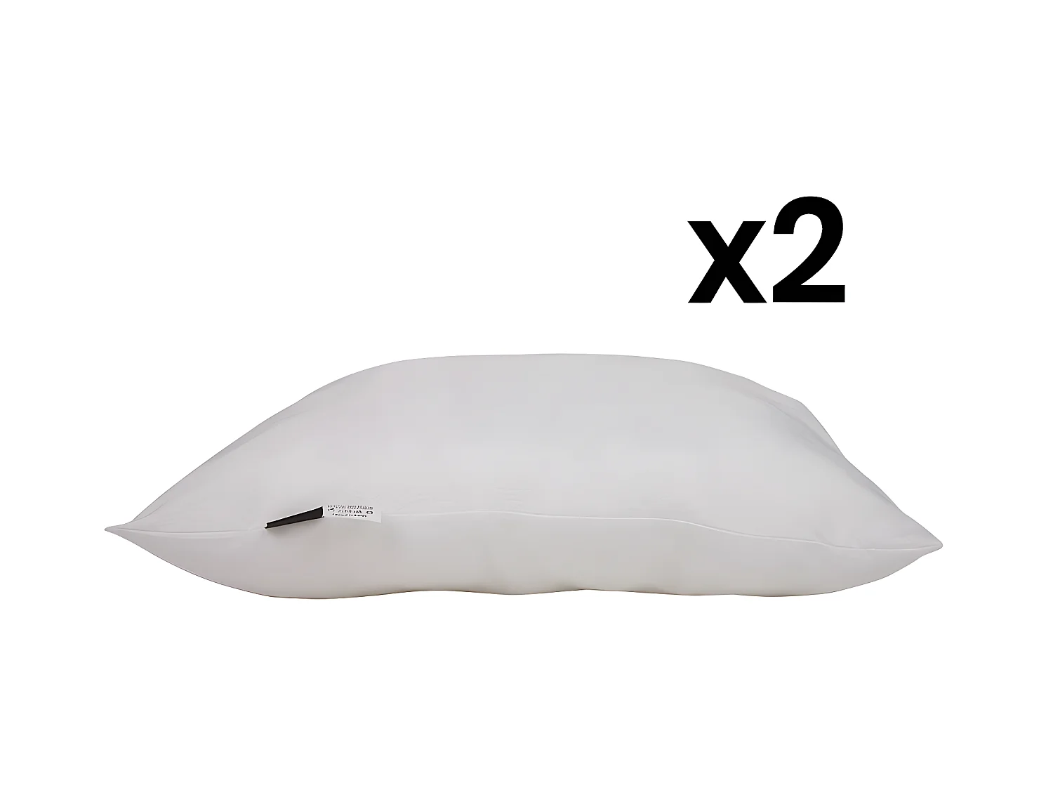 Lot de 2 oreillers mousse 700g/m² JEAN LOUIS SHERRER 60 x 60 cm - Polyester - MORPHEE