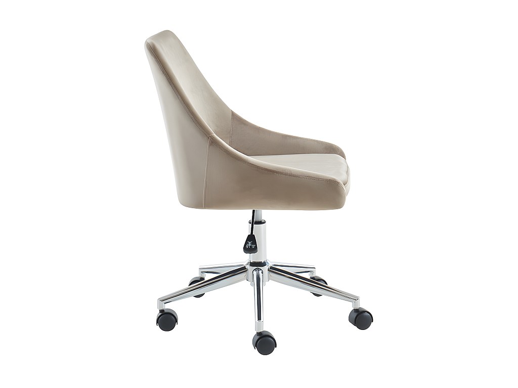 Silla de escritorio - Terciopelo - Beige. MASURIE