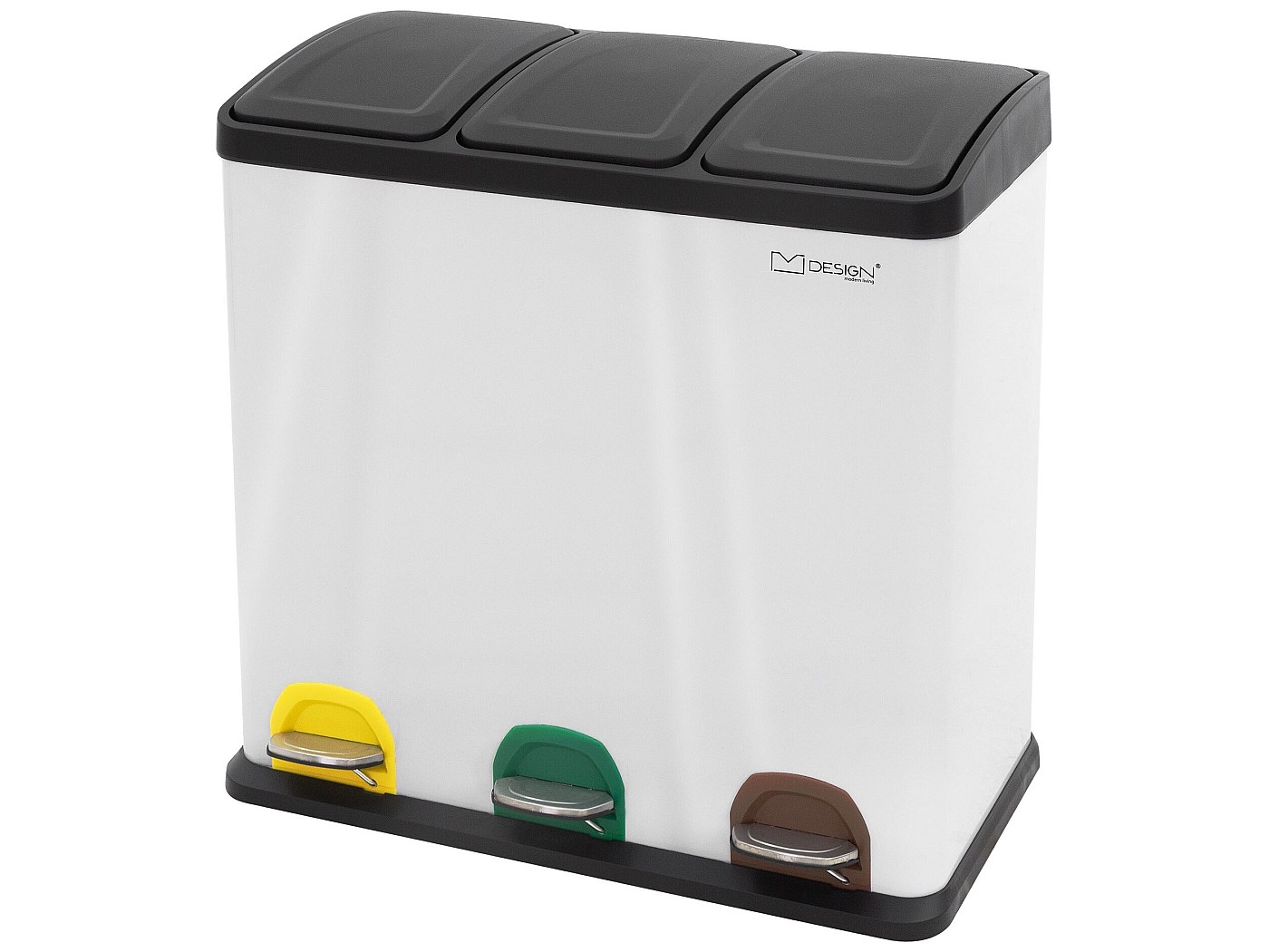 Cestino Rifiuti 50 Litri Con Coperchio Basculante - Pattumiera Igenica Per Casa E Ufficio - Foto 4