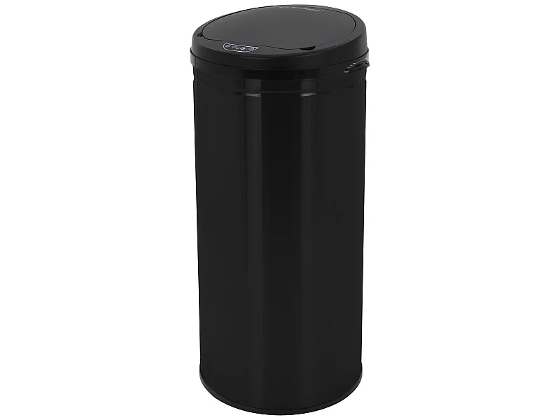 Pattumiera automatica con sensore cestino rifiuti spazzatura acciaio nero 30 L
