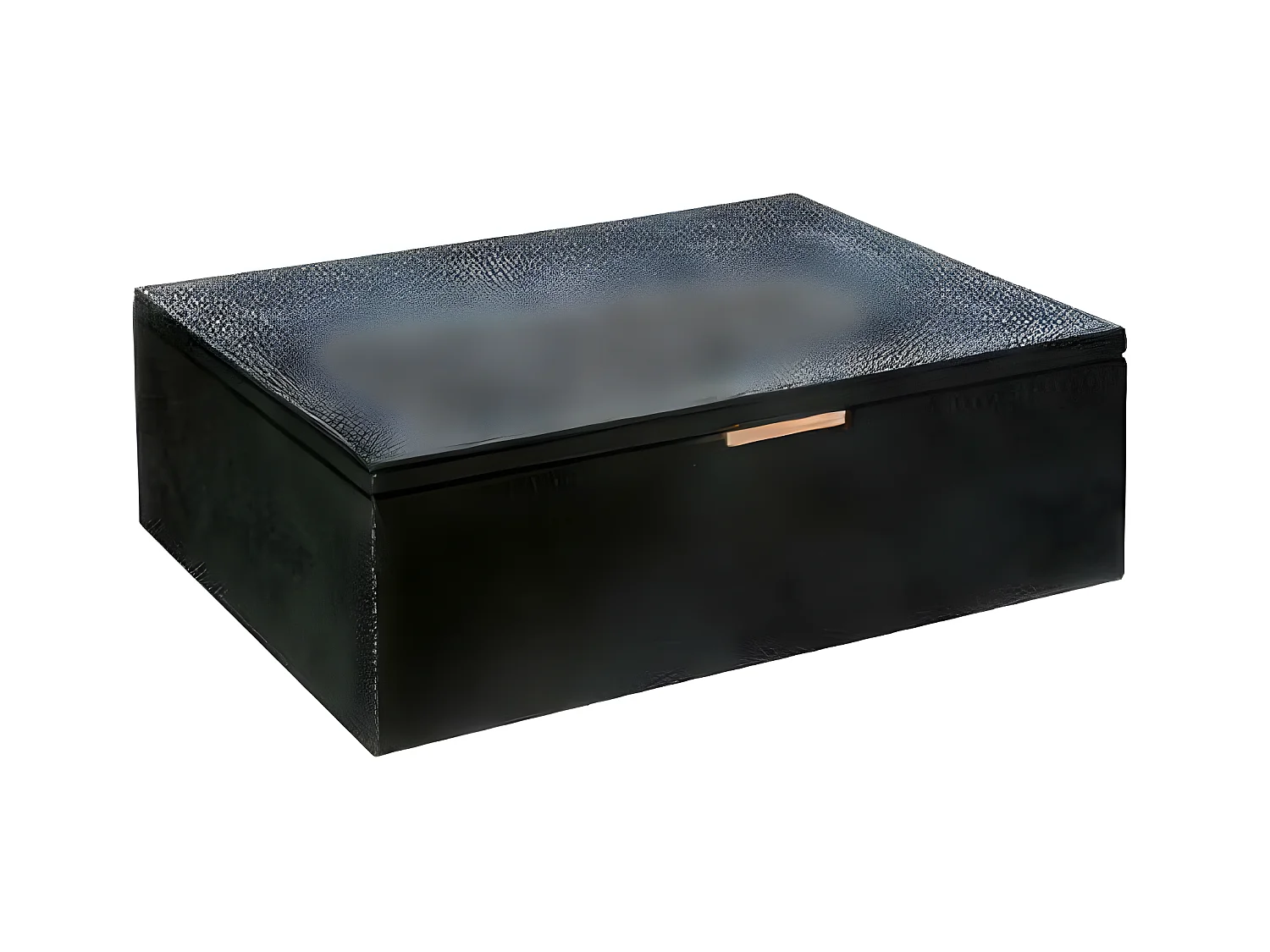 Boîte à Bijoux "Grainé" 26cm Noir