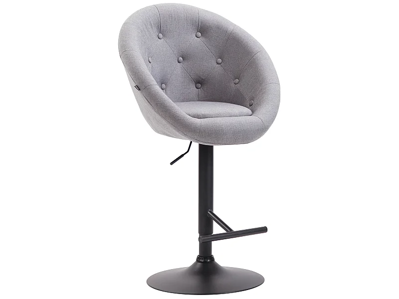 Tabouret de bar design métal grise 65 x 57 x 107 cm TDB10326