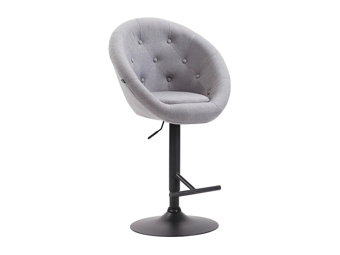 Tabouret de bar design métal grise 65 x 57 x 107 cm TDB10326