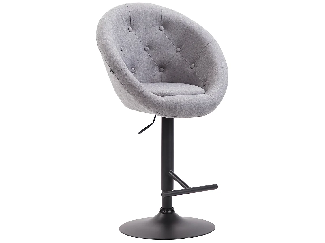 Tabouret de bar design métal grise 65 x 57 x 107 cm TDB10326