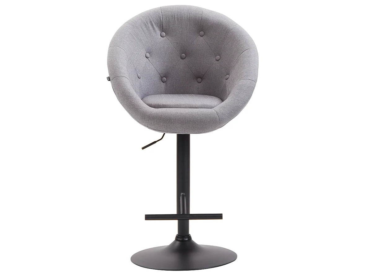 Tabouret de bar design métal grise 65 x 57 x 107 cm TDB10326