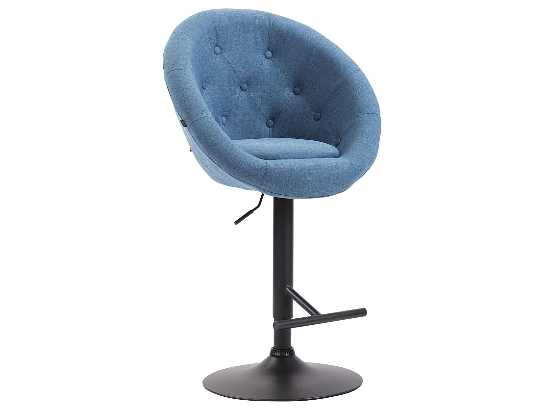 Tabouret de bar design métal bleue 65 x 57 x 107 cm TDB10321