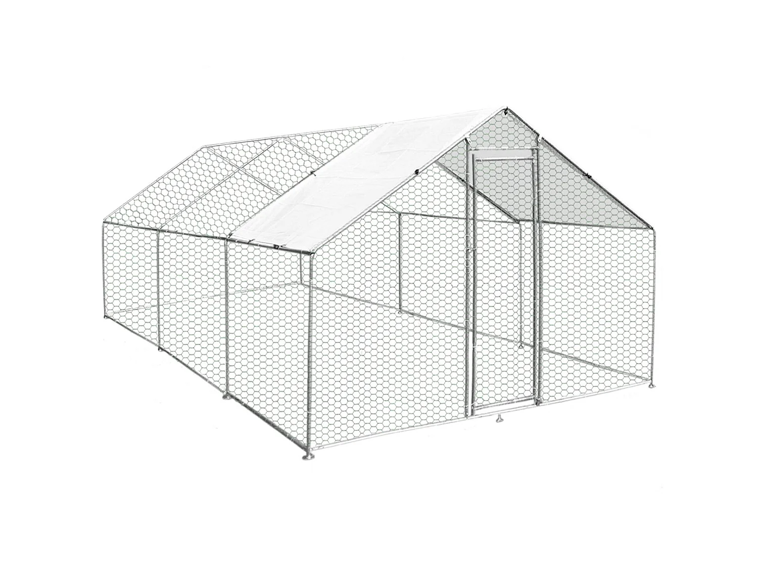 Enclos Poulailler 4m x 6m x 2m