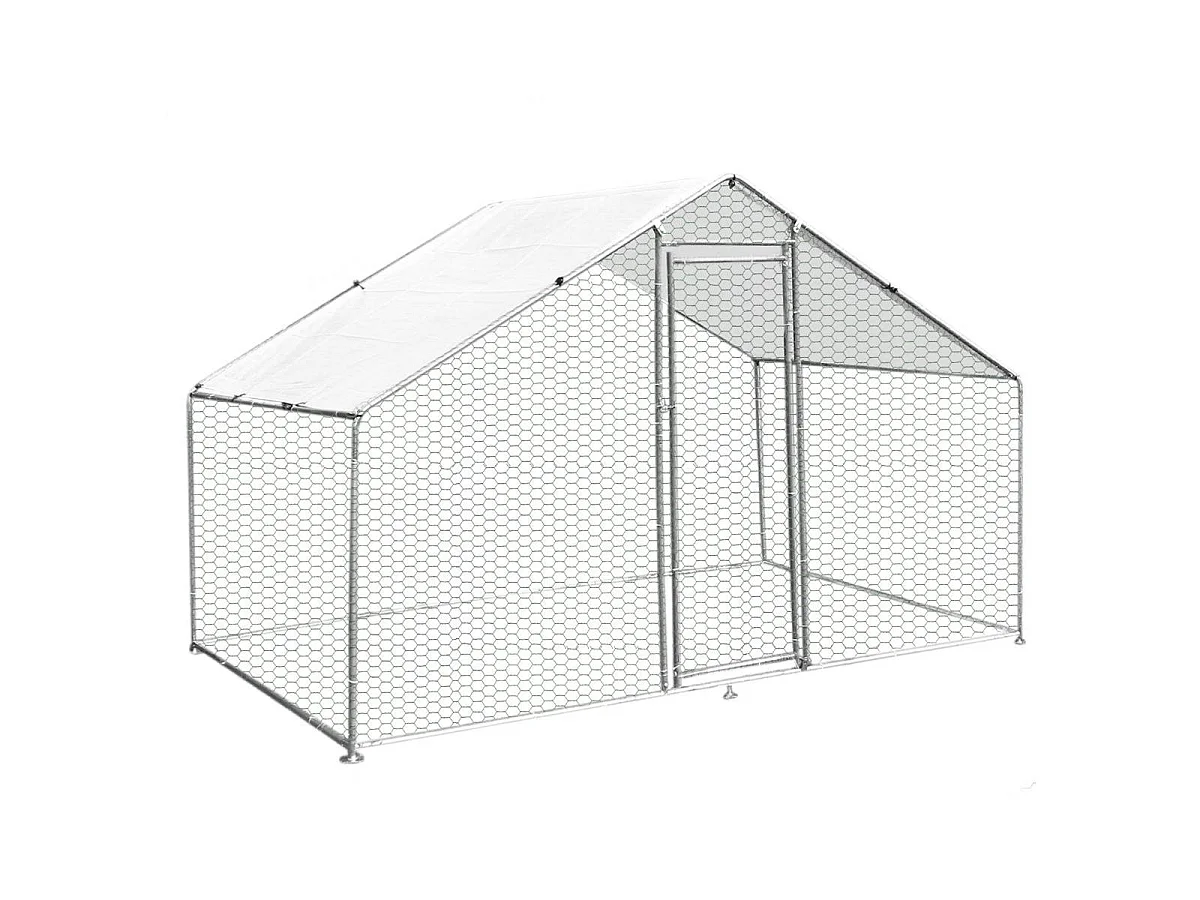 Hühnerstall Hühnerfreilauf Freilaufgehege Auslauf Hühnerkäfig UV Sonnendach Kleintierstall Hühnerhaus Freilauf Outdoor