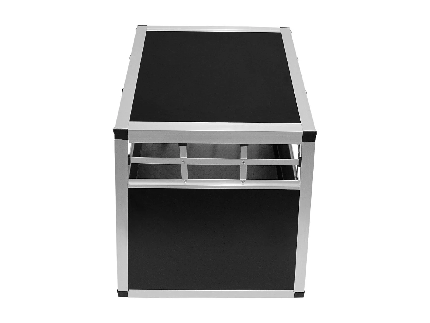 Auto Hundetransportbox Kleine Einzelbox Hundebox Transportbox Gitterbox Fahrzeugbox Kofferraumbox Katzen Hunde Aluminium Trapez