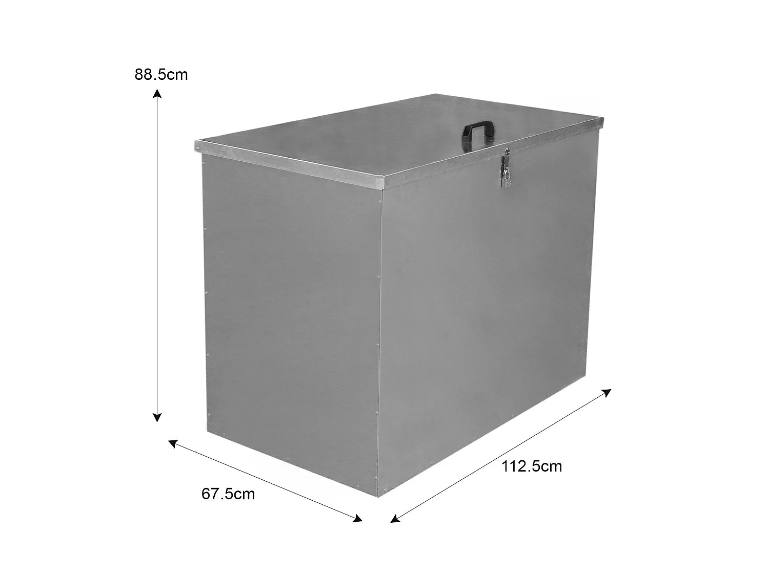Gegalvaniseerde voeropslag - 1 compartiment