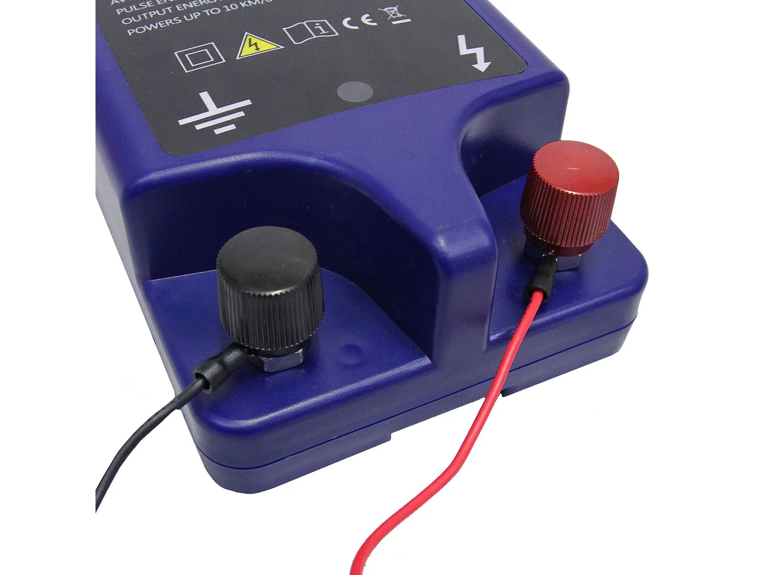 T-Mech - Elettrificatore per Recinzioni per Animali 10000 volt Alimentato a Batteria 12v Copertura 10km per Pollame, Bestiame, Pecore, Maiali, Cavalli e Cervi