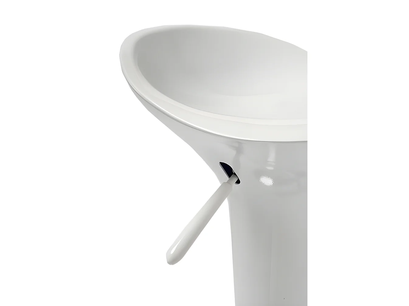 Lot de 2 tabourets blanche 37 x 37 x 87 cm TDB10025