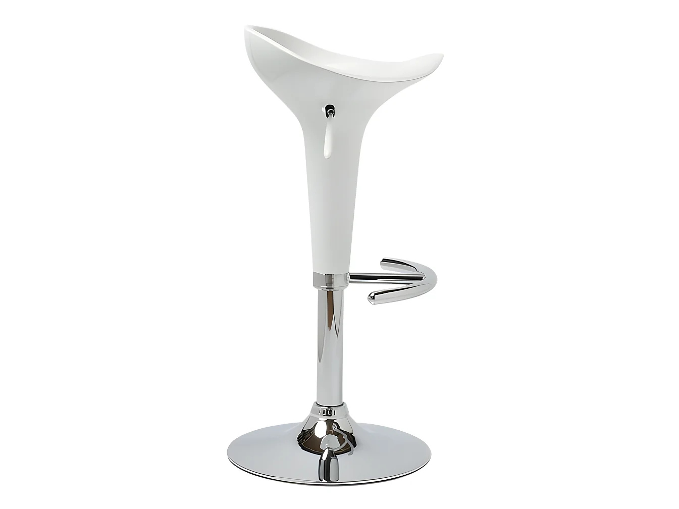 Lot de 2 tabourets blanche 37 x 37 x 87 cm TDB10025